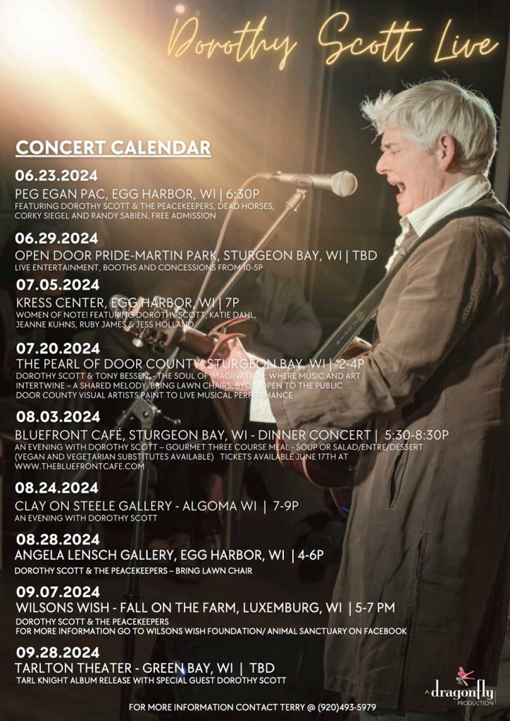 Dorothy Scott Tour Schedule